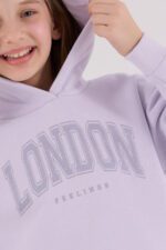 ⁦RP3691 طقم شتوي دافئ للفتيات مبطن لون ليلكي⁩ - الصورة ⁦3⁩