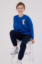 ⁦US2216 US POLO ASSN طقم للاولاد قطن مبطن ودافئ⁩ - الصورة ⁦7⁩