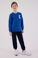 ⁦US2216 US POLO ASSN طقم للاولاد قطن مبطن ودافئ⁩ - الصورة ⁦5⁩