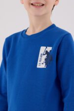 ⁦US2216 US POLO ASSN طقم للاولاد قطن مبطن ودافئ⁩ - الصورة ⁦2⁩