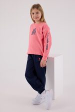 ⁦US2308 US POLO ASSN طقم للفتيات قطن ثلاثة خيط⁩ - الصورة ⁦2⁩