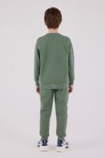 ⁦RP3652 طقم شتوي دافئ للاولاد مبطن لون اخضر⁩ - الصورة ⁦4⁩