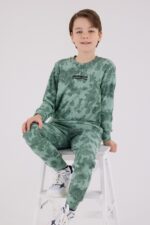 ⁦RP3654 طقم شتوي دافئ للاولاد قطن ثلاثة خيط⁩ - الصورة ⁦5⁩