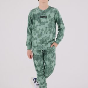 RP3654 طقم شتوي دافئ للاولاد قطن ثلاثة خيط