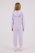 ⁦RP3691 طقم شتوي دافئ للفتيات مبطن لون ليلكي⁩ - الصورة ⁦6⁩