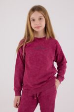 RP3693 تريننج للفتيات لون فوشيا قطن ثلاث خيوط خريفي