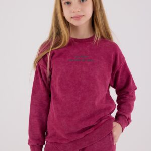 RP3693 تريننج للفتيات لون فوشيا قطن ثلاث خيوط خريفي