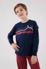 ⁦RP3648 طقم بيجاما قطن من كولكشن الاب مع ابنه⁩ - الصورة ⁦3⁩