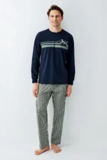 ⁦RP3648-S طقم بيجاما قطن للرجال⁩ - الصورة ⁦3⁩