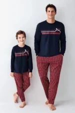 RP3648 طقم بيجاما قطن من كولكشن الاب مع ابنه