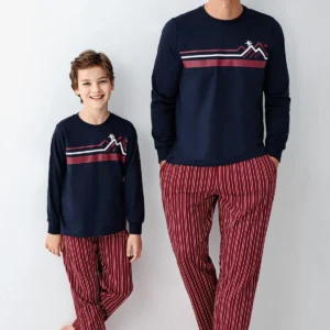 RP3648 طقم بيجاما قطن من كولكشن الاب مع ابنه