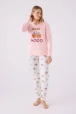 ⁦RP3467 طقم بيجاما من كولكشن الام وابنتها قطعتين قطن⁩ - الصورة ⁦5⁩