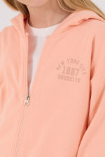 ⁦RP3698 طقم شتوي دافئ للبنات مبطن لون برتقالي⁩ - الصورة ⁦6⁩