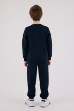 ⁦US2212 US POLO ASSN طقم للاولاد لون كحلي قطن مبطن ودافئ⁩ - الصورة ⁦3⁩