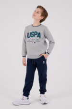 US2223 US POLO ASSN طقم للاولاد قطن مبطن ودافئ