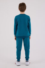 ⁦US2225 US POLO ASSN طقم للاولاد لون تركواز قطن مبطن ودافئ⁩ - الصورة ⁦6⁩