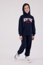 ⁦RP3650 طقم شتوي دافئ للاولاد مبطن لون كحلي⁩ - الصورة ⁦4⁩