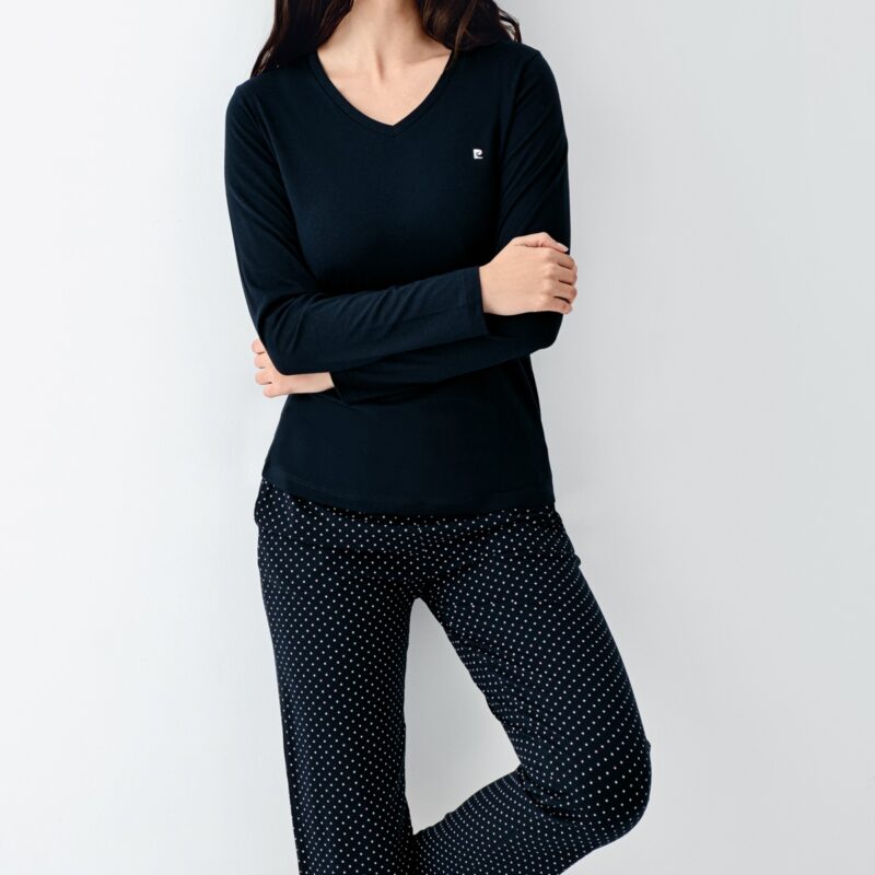 PC9091 Pierre Cardin طقم بيجاما للنساء قطن