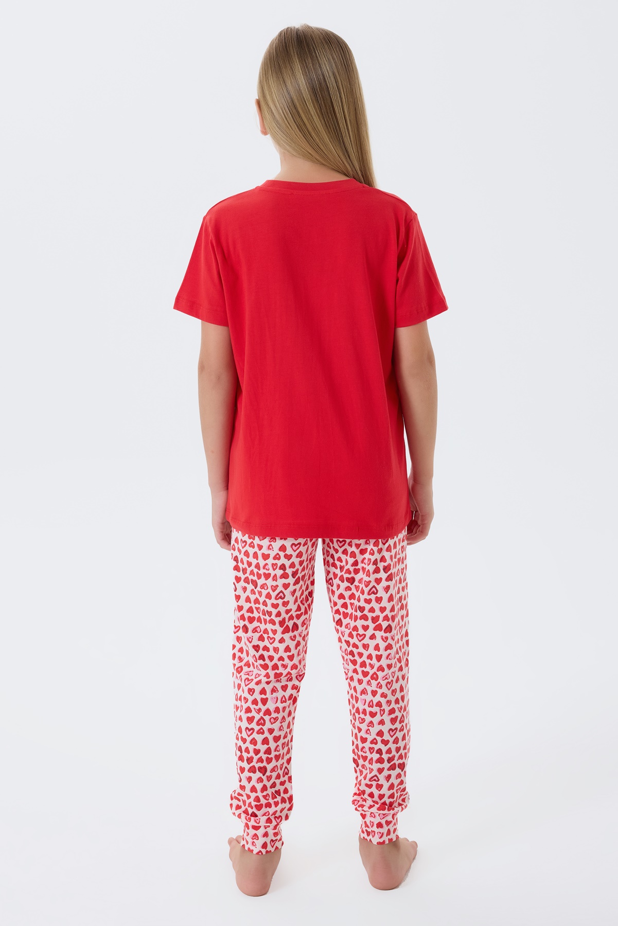 AR3581 طقم بيجاما من كولكشن العائلة الام وابنتها قطن قطعتين - الصورة 5