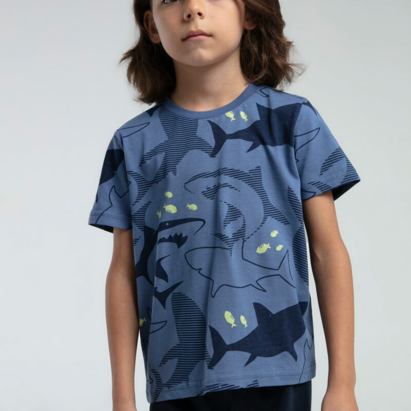 RP3553-2 طقم بيجاما للاولاد قطن قطعتين