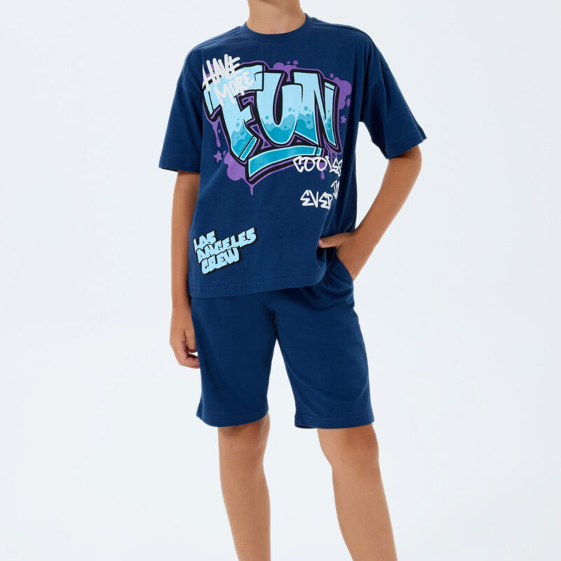 RP3739-2 طقم شورت لطفلك قطن قطعتين